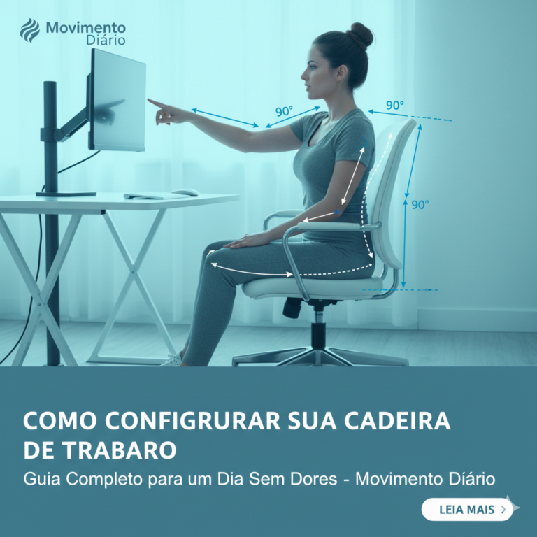 Como Configurar Sua Cadeira de Trabalho: Guia Ergonômico Completo